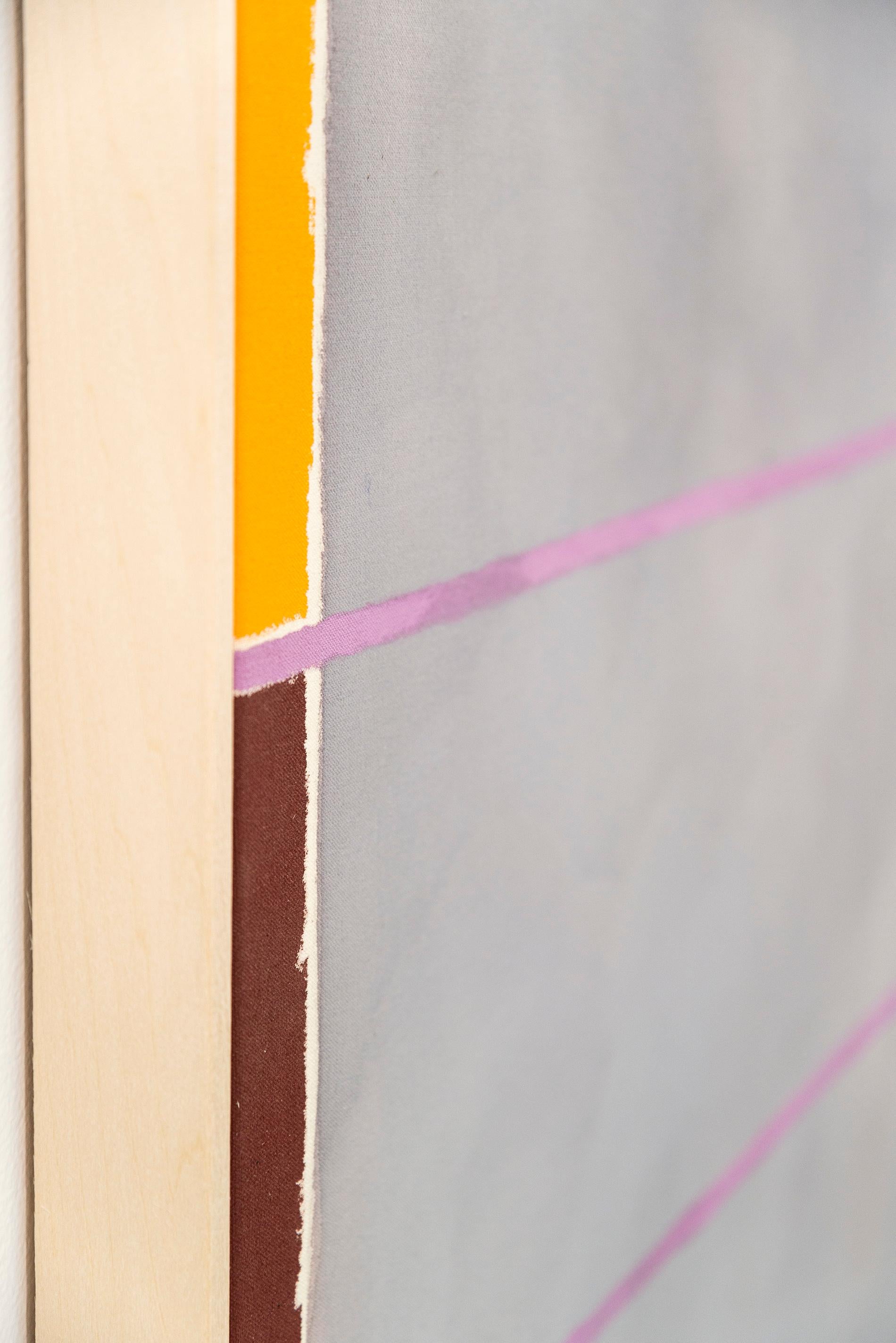 Melodía para Duke Ellington - grande, modernista, abstracto, acrílico sobre lienzo en venta 5