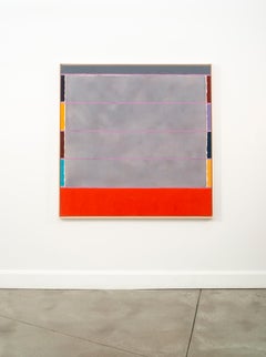 Tune for Duke Ellington - grande, modernista, astratto, acrilico su tela