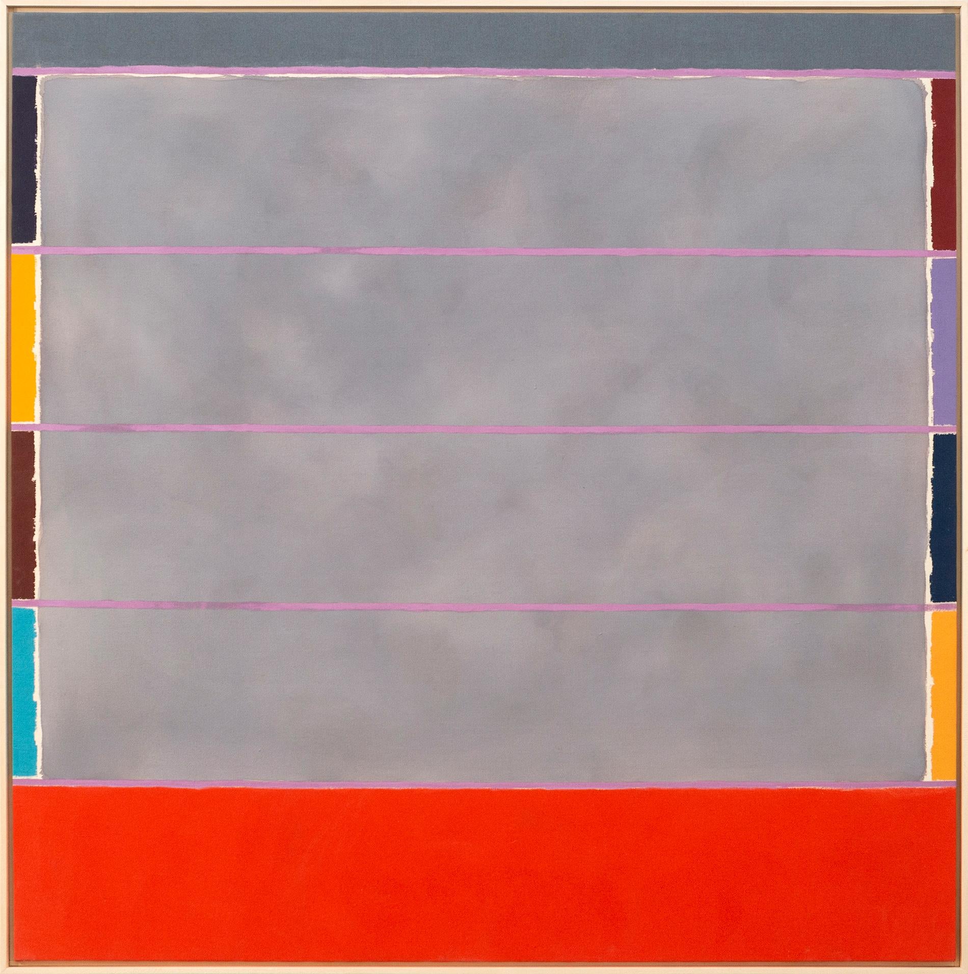 Abstract Painting de Milly Ristvedt - Melodía para Duke Ellington - grande, modernista, abstracto, acrílico sobre lienzo