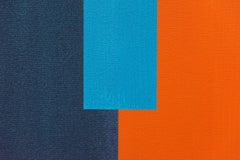 Verticality #2 - modern, contemporary, geometric abstract, acrylic on canvas