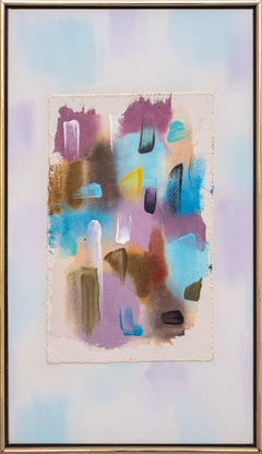 Winter Cover - Abstract Painting, Acrylic on Canvas, 1990s, New, vertical