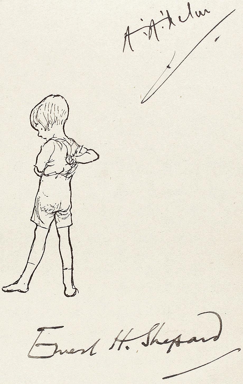 MILNE, A.A. MILNE. Ahora somos seis 1927 - PRIMERA EDICIÓN - FIRMADO POR MILNE & SHEPHARD principios del siglo XX en venta