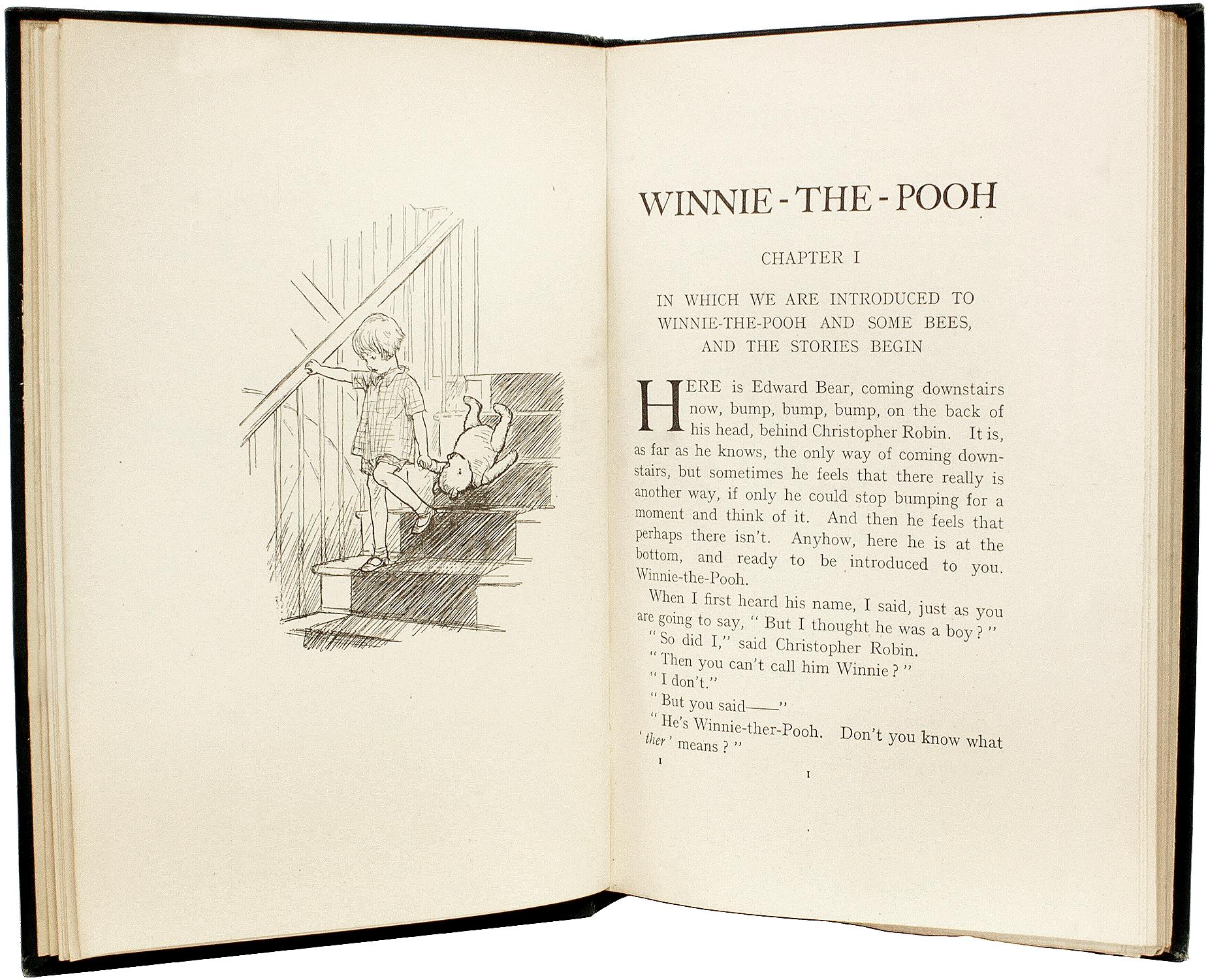 first edition winnie the pooh book