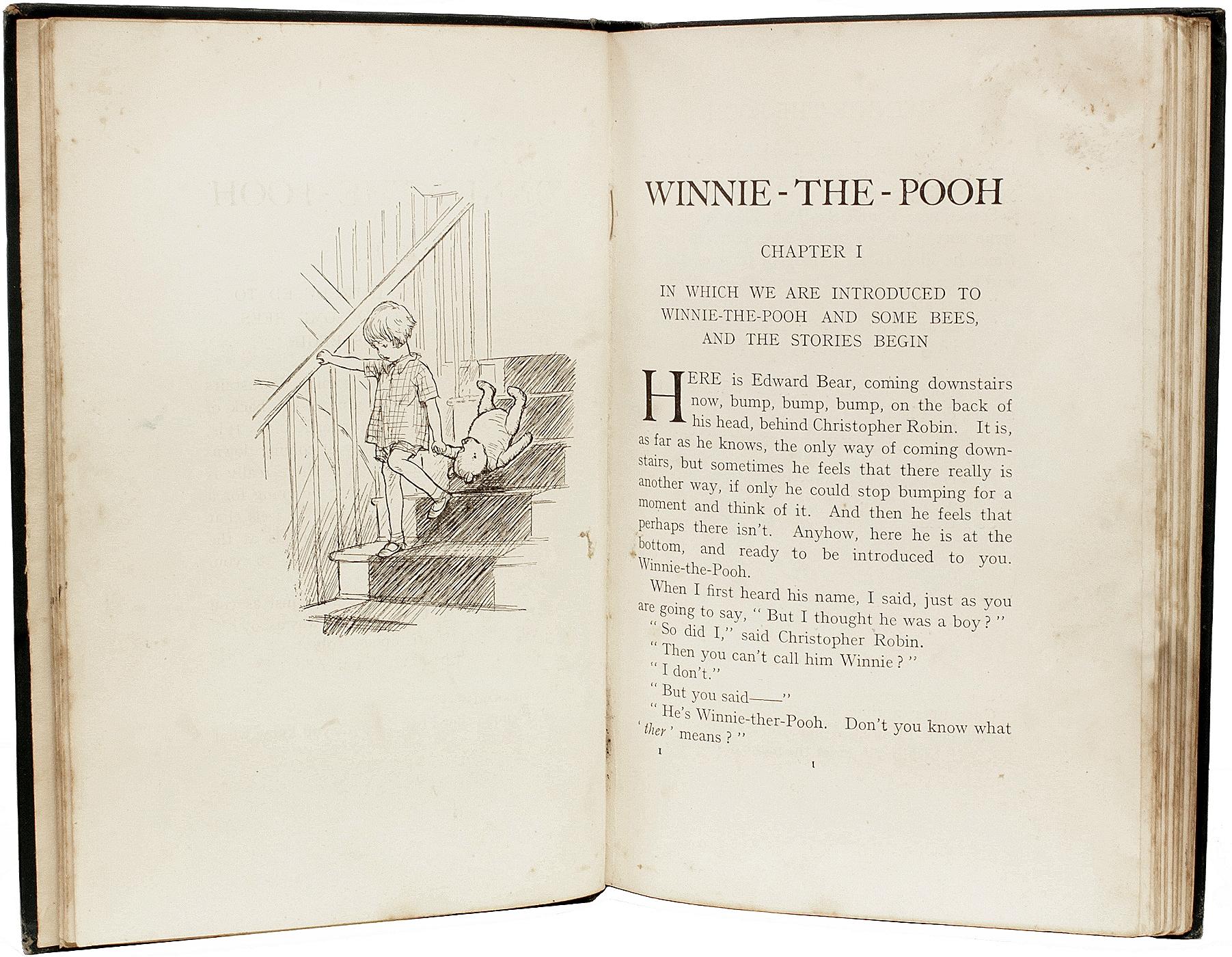 Tessuto MILNE, A. A. Winnie The Pooh. (FIRST EDITION - FIRST PRINTING - 1926) in vendita