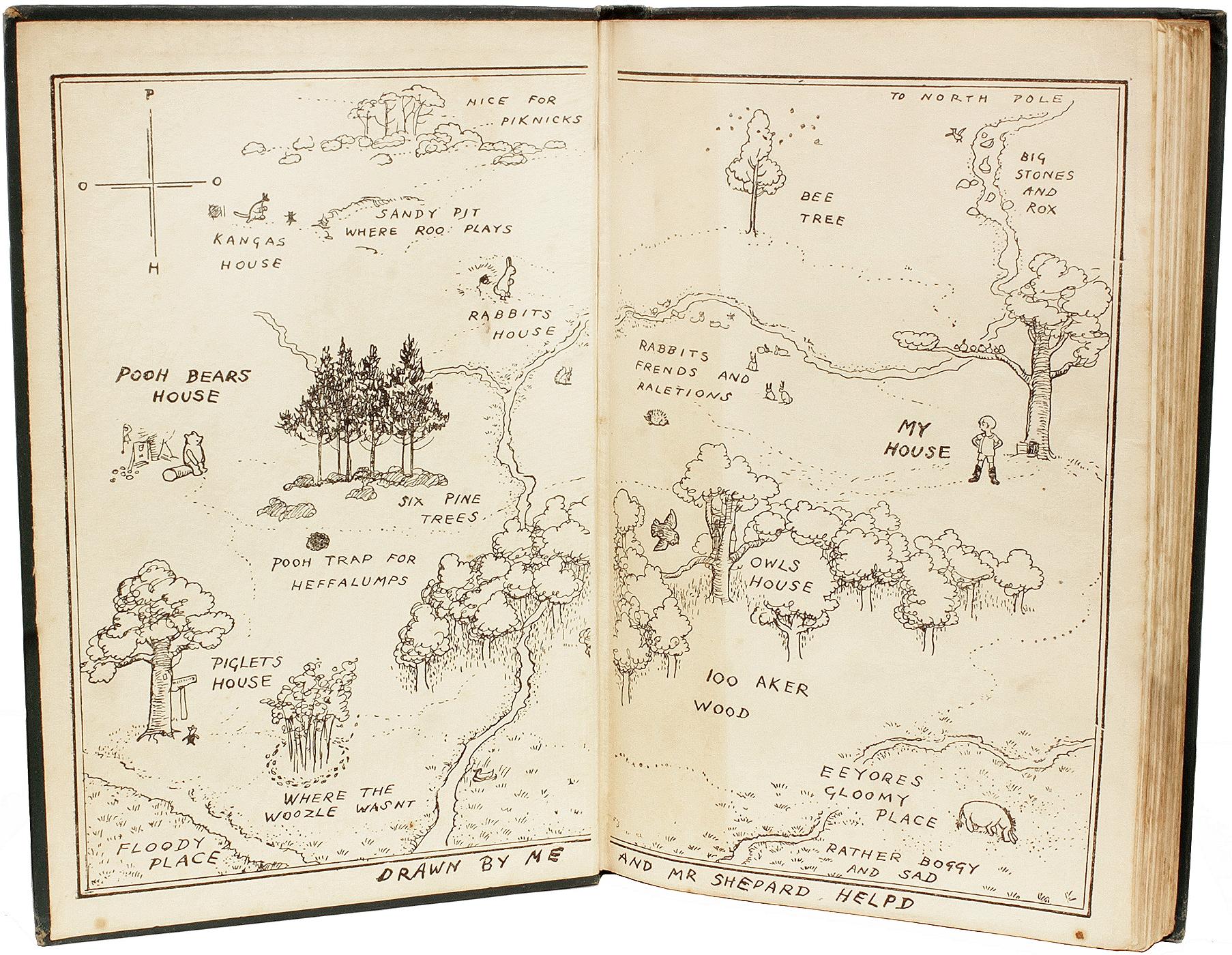 MILNE, A. A. Winnie The Pooh. (FIRST EDITION - FIRST PRINTING - 1926) in vendita 1