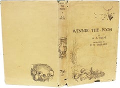 MILNE, A. A.. Winnie The Pooh. FIRST EDITION - FIRST PRINTING - 1926 - WITH DJ