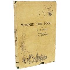 MILNE, A. A.. Winnie The Pooh. FIRST EDITION - FIRST PRINTING - 1926 - WITH DJ