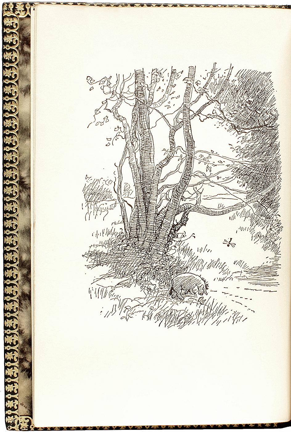 A.A. MILNE. Winnie The Pooh. IN UNA BELLA RILEGATURA EXTRA DORATA! In condizioni buone in vendita a Hillsborough, NJ