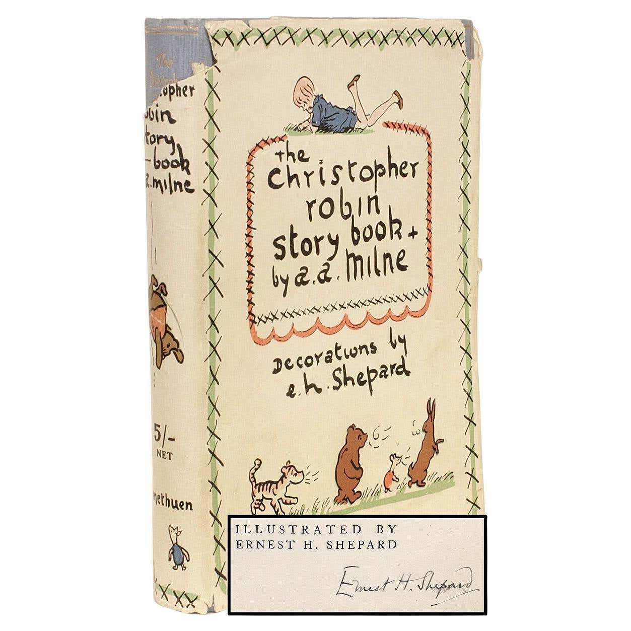 Shepard Christopher Robin Milne, The Christopher Robin Story Book First Edition Signed by Ernest ...