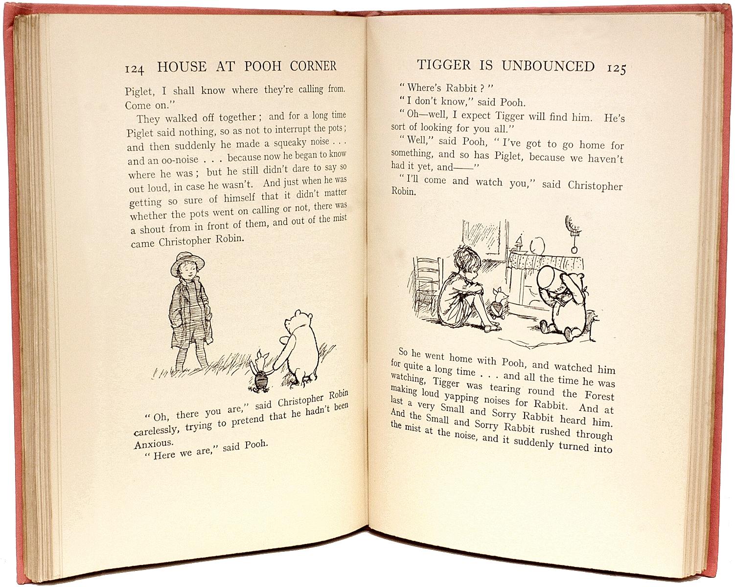 Canvas MILNE - The House At Pooh Corner - FIRST EDITION - 1928 - WITH THE DUST JACKET