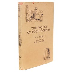 MILNE - The House At Pooh Corner - FIRST EDITION - 1928 - WITH THE DUST JACKET