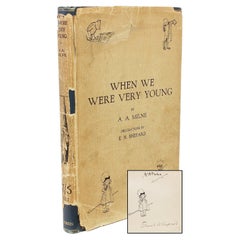 MILNE - When We Were Very Young - 1st ED - 1924 - SIGNED BY MILNE & SHEPARD