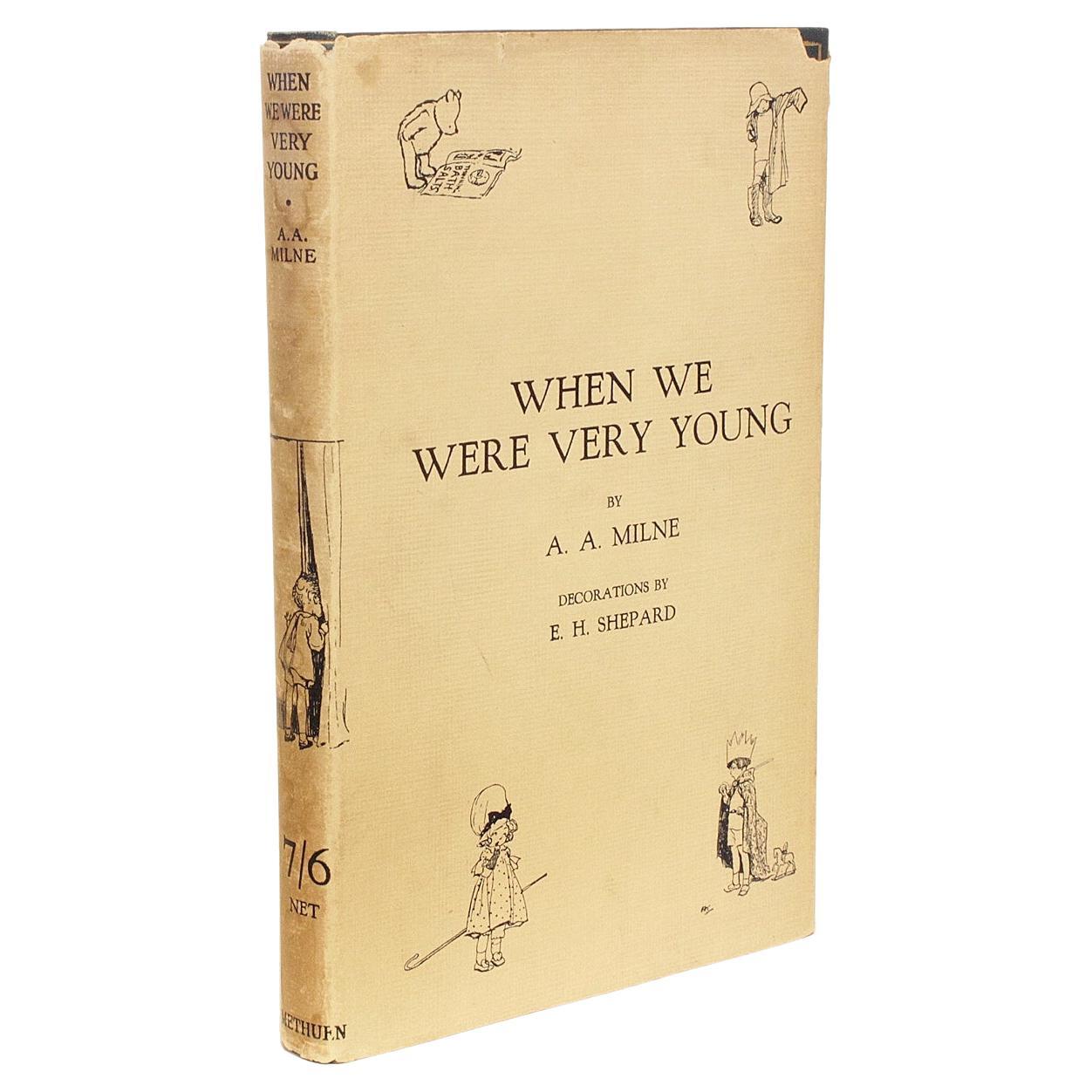 Milne, When We Were Very Young, First Edition, 1924, With The Dust Jacket