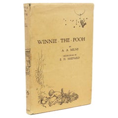 MILNE. Winnie The Pooh. 1926 - FIRST EDITION - FIRST PRINTING - WITH DUST JACKET