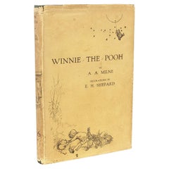 MILNE. Winnie The Pooh. 1926 - FIRST EDITION - FIRST PRINTING - WITH DUST JACKET