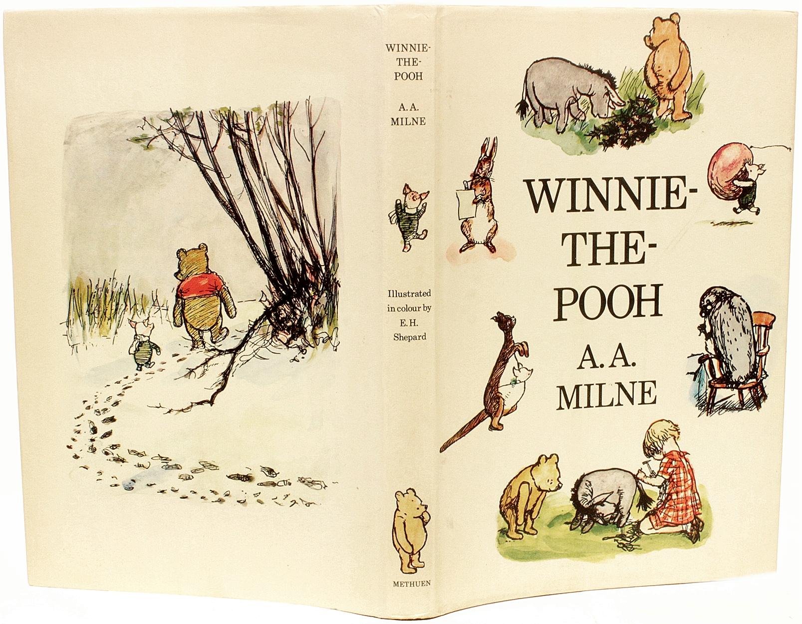 Late 20th Century MILNE. Winnie The Pooh - 1ST COLOR ED - INSCRIBED BY CHRISTOPHER 'ROBIN' MILNE