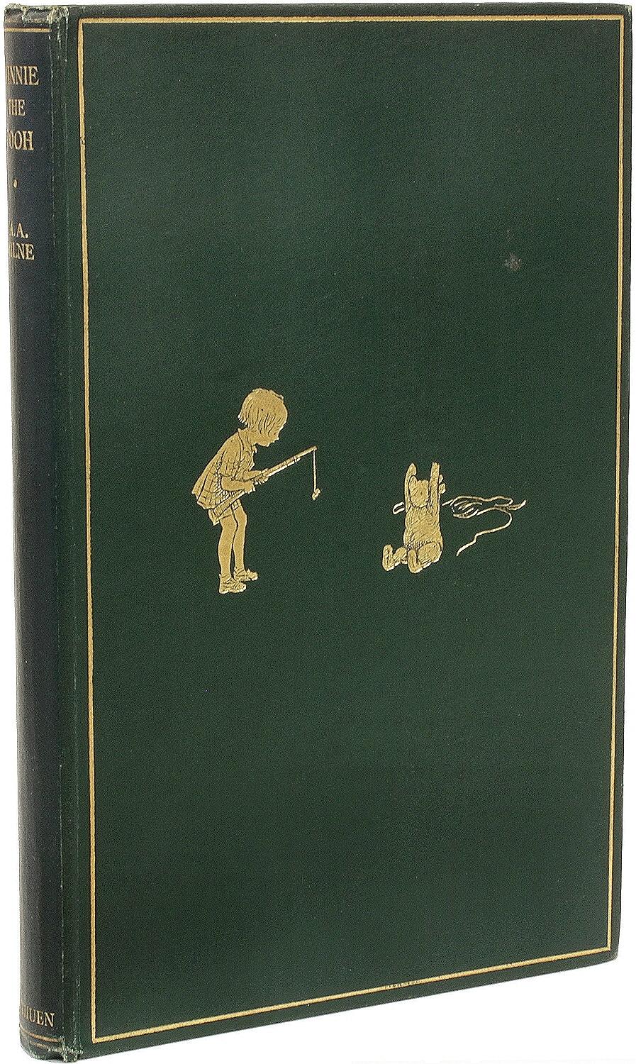 AUTHOR: MILNE, A. A. 

TITLE: Winnie The Pooh.

PUBLISHER: London: Methuen & Co. Ltd., 1926.

DESCRIPTION: FIRST EDITION FIRST PRINTING SIGNED BY ERNEST SHEPHARD. 1 volume, illustrated by E. H. Shephard, signed on the title-page. Bound in the