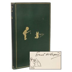 A.A. MILNE. Winnie The Pooh PREMIÈRE ÉDITION - PREMIÈRE IMPRESSION 1926 SIGNÉE PAR SHEPHARD