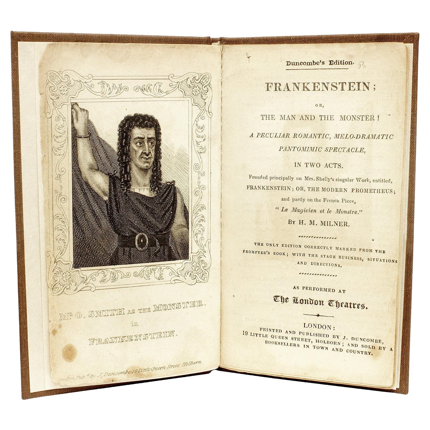 MILNER, H. M. [Mary Shelley] - 1826 - Frankenstein; or, The Man and the Monster!