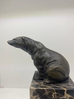 Bronze signé Milo (France) - Ours polaire