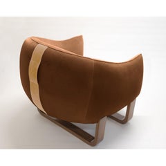 Milo Armchair, Terra Cotta/Umber Velvet