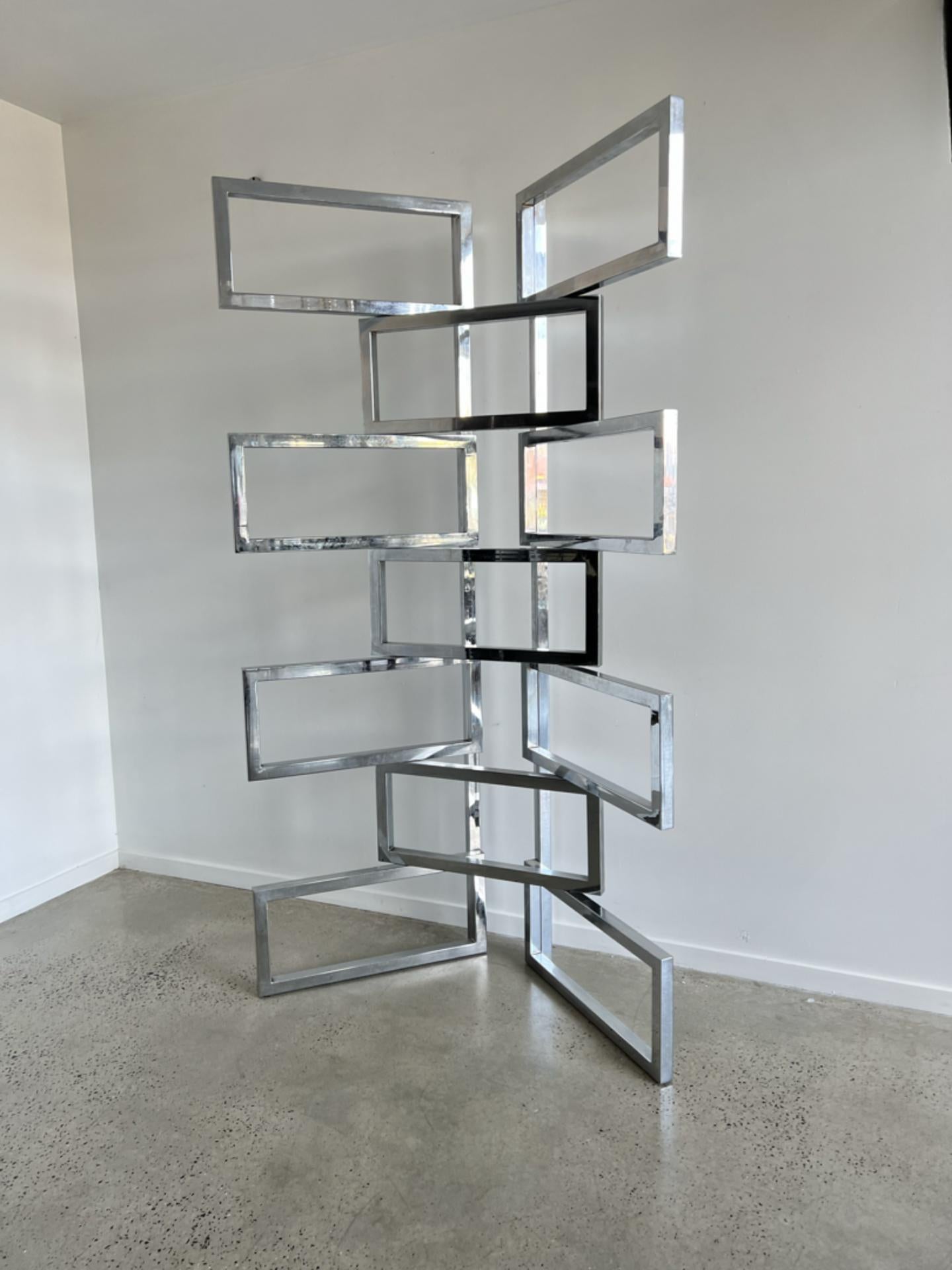 Milo Baghman Butterfly Etagère Bookcase 3