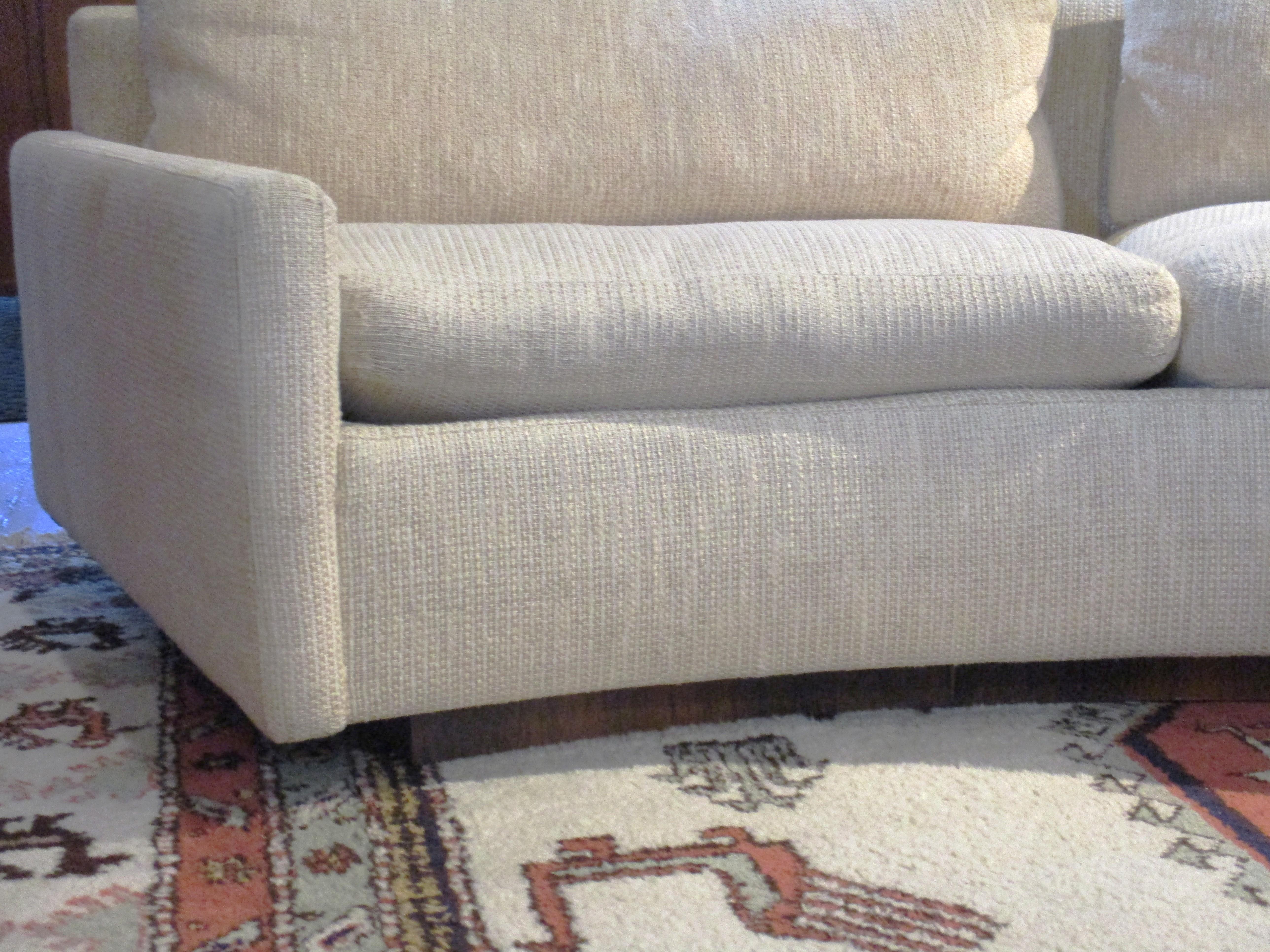 Milo Baughman 2 pc. Environment 70 Curved Sofa for Thayer Coggin 6