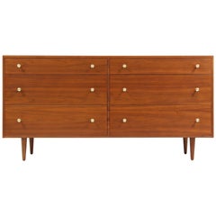 Milo Baughman 6-Drawer Walnut Dresser for Glenn of California Milo Baughman 6-Drawer Walnut Dresser for Glenn of California