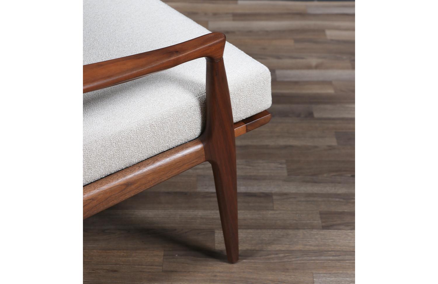 Tissu Chaise longue en noyer 