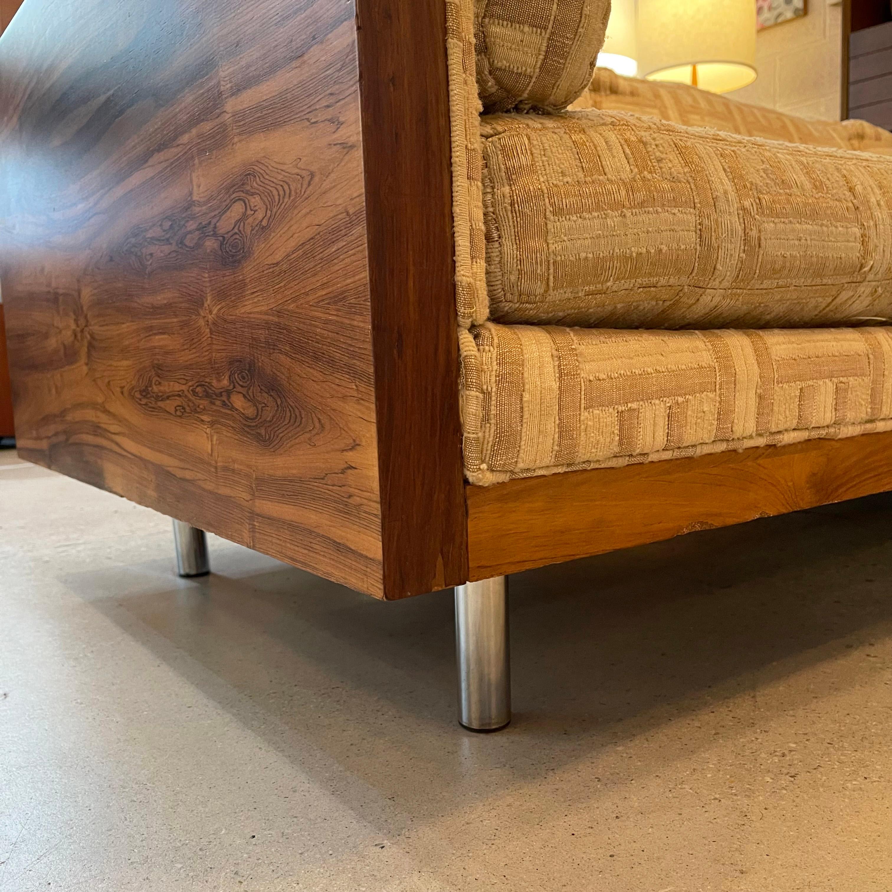 Mid-Century Modern Rosewood Case Sofa By Milo Baughman  For Sale 6