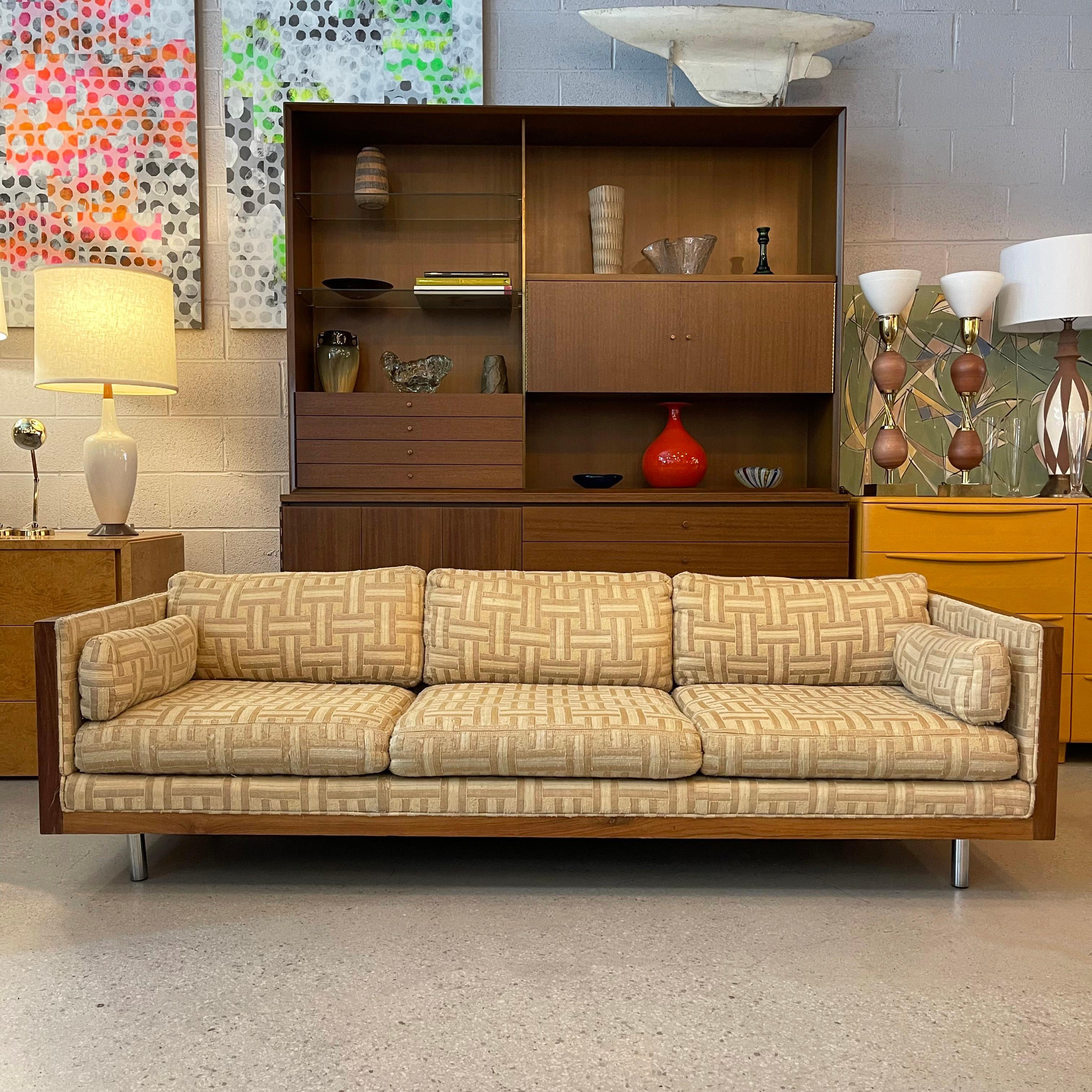 Modernes Rosenholz-Etui-Sofa aus der Mitte des Jahrhunderts von Milo Baughman  (Moderne der Mitte des Jahrhunderts) im Angebot
