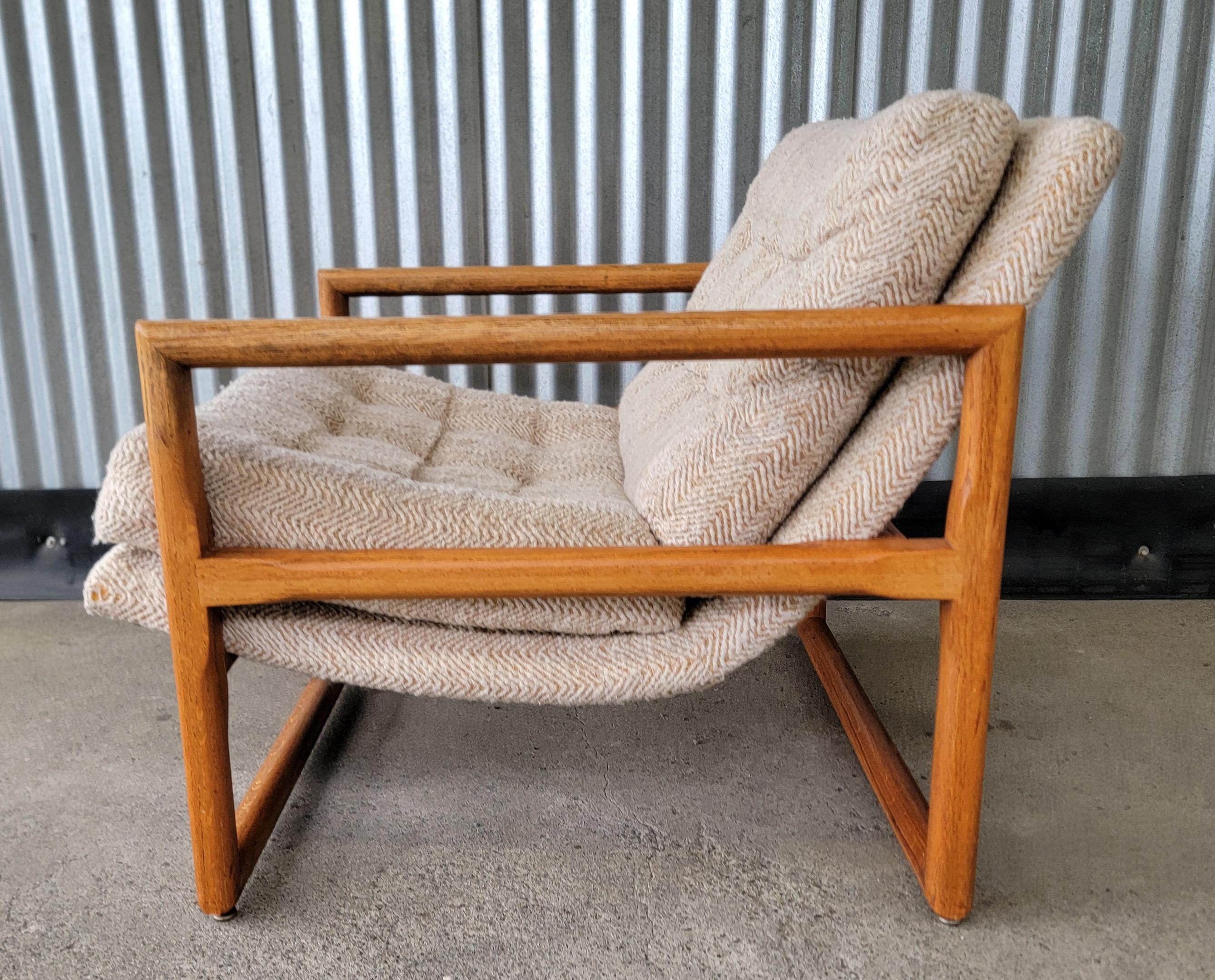 Milo Baughman Attributed Scoop Lounge Chair 5