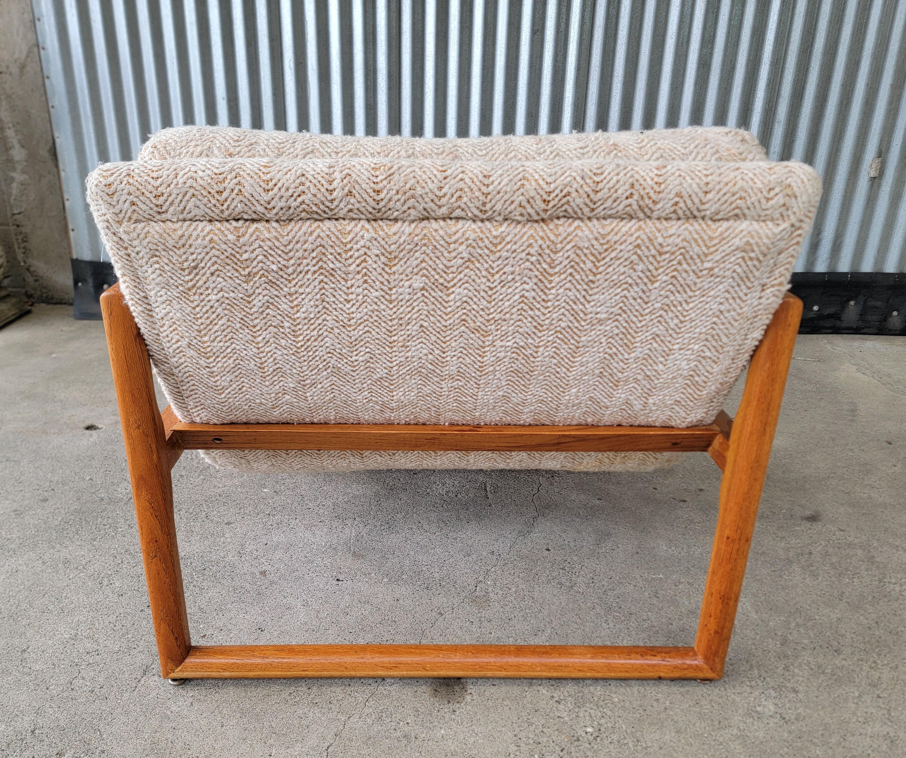 American Milo Baughman Attributed Scoop Lounge Chair