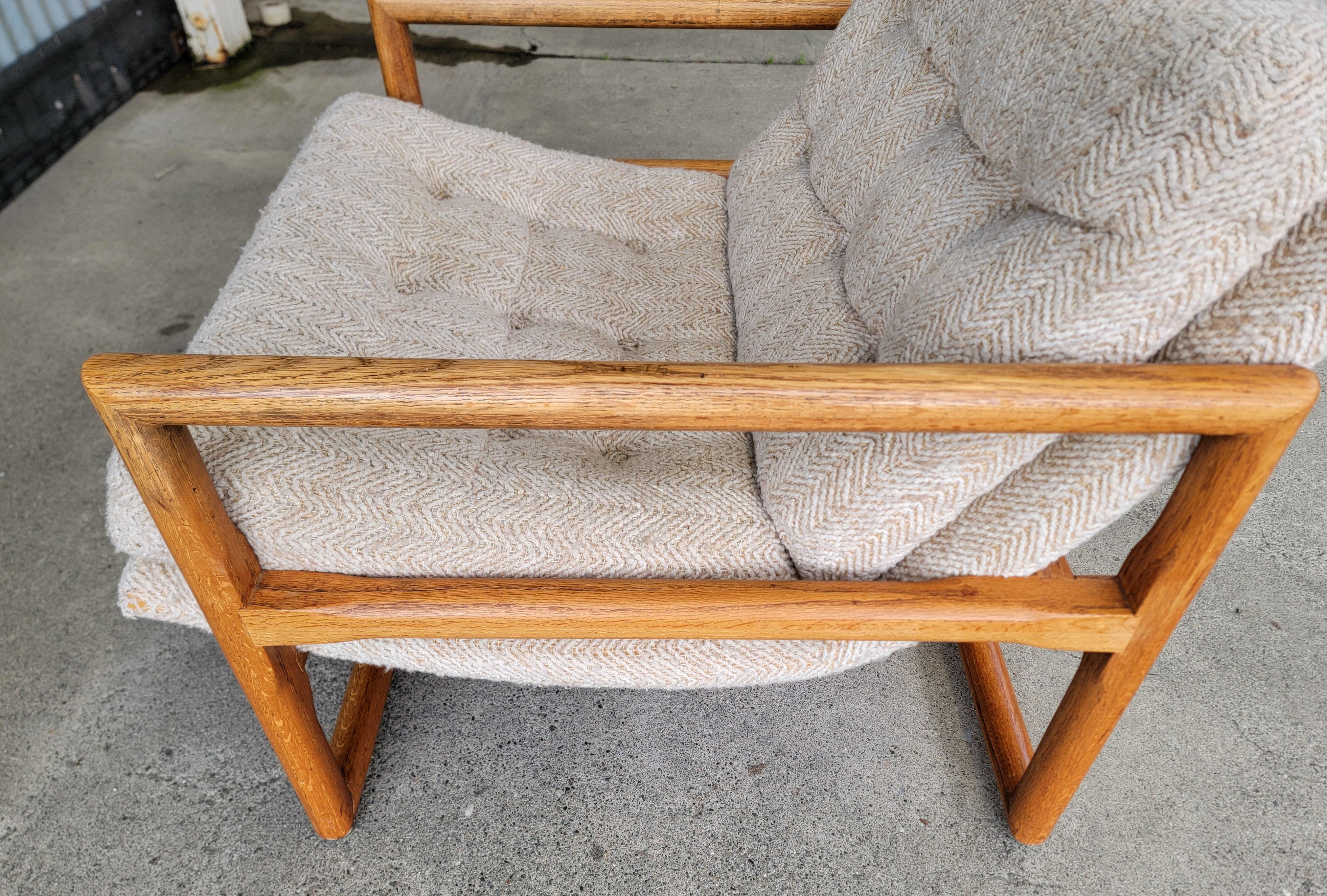 20th Century Milo Baughman Attributed Scoop Lounge Chair