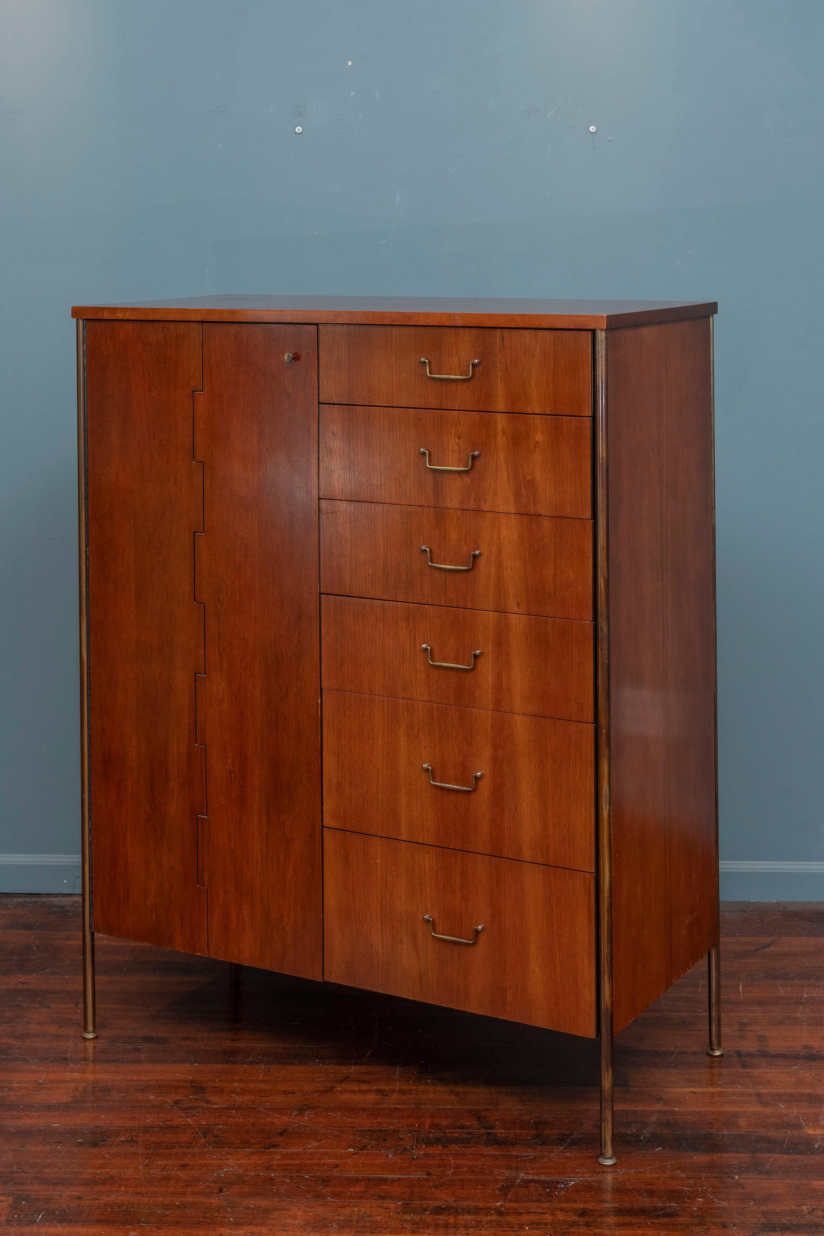 Milo Baughman Tall Cabinet from his Directional Line 2