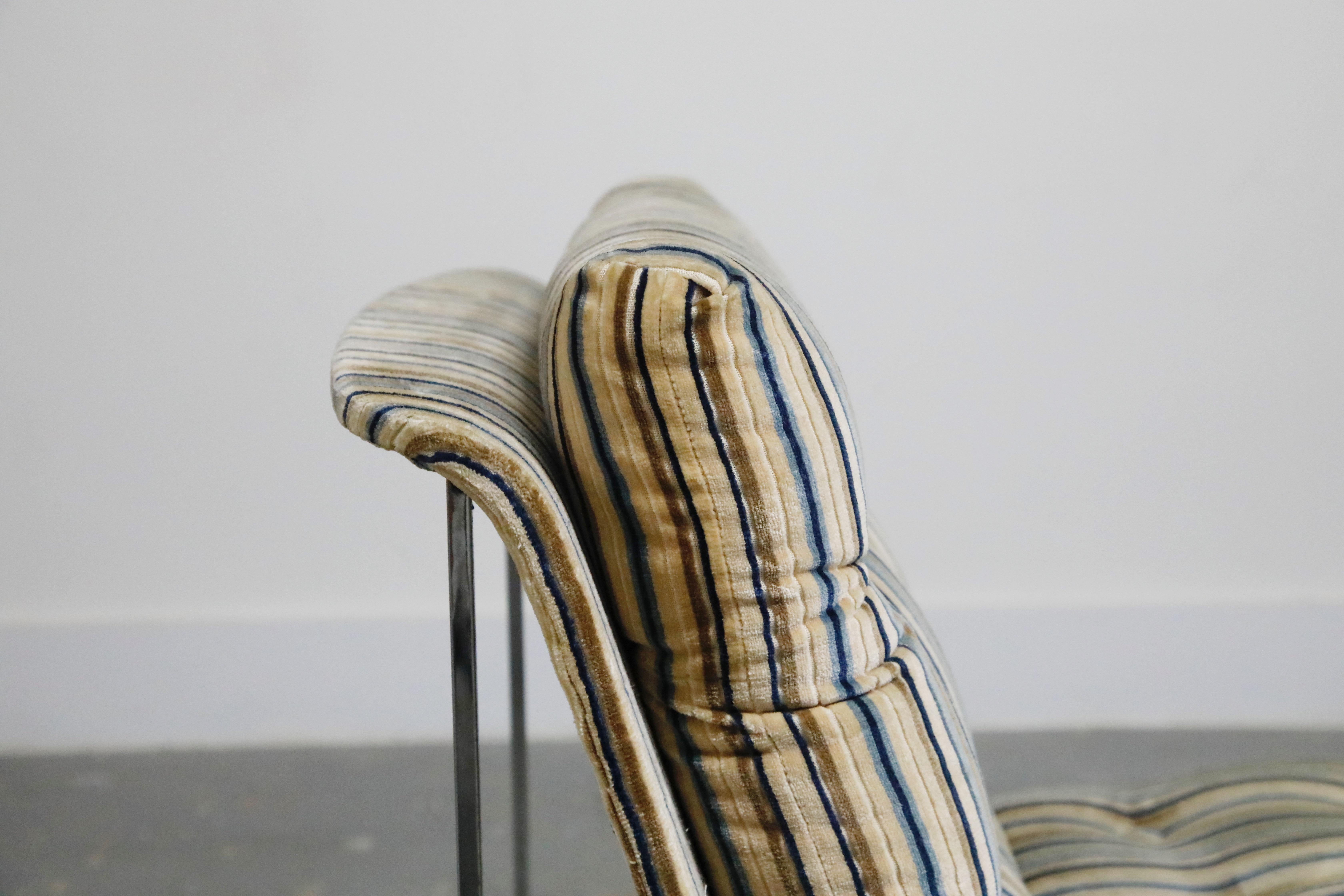 Milo Baughman for Thayer Coggin Model No. 1920 Sling Lounge Chair, 1970s 8