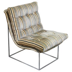 Milo Baughman for Thayer Coggin Model No. 1920 Sling Lounge Chair, 1970s