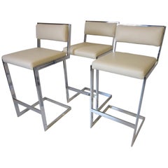 Milo Baughman Bar Stool for Thayer Coggin