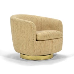 Milo Baughman Barrel Back Lounge Chair by Thayer Coggin