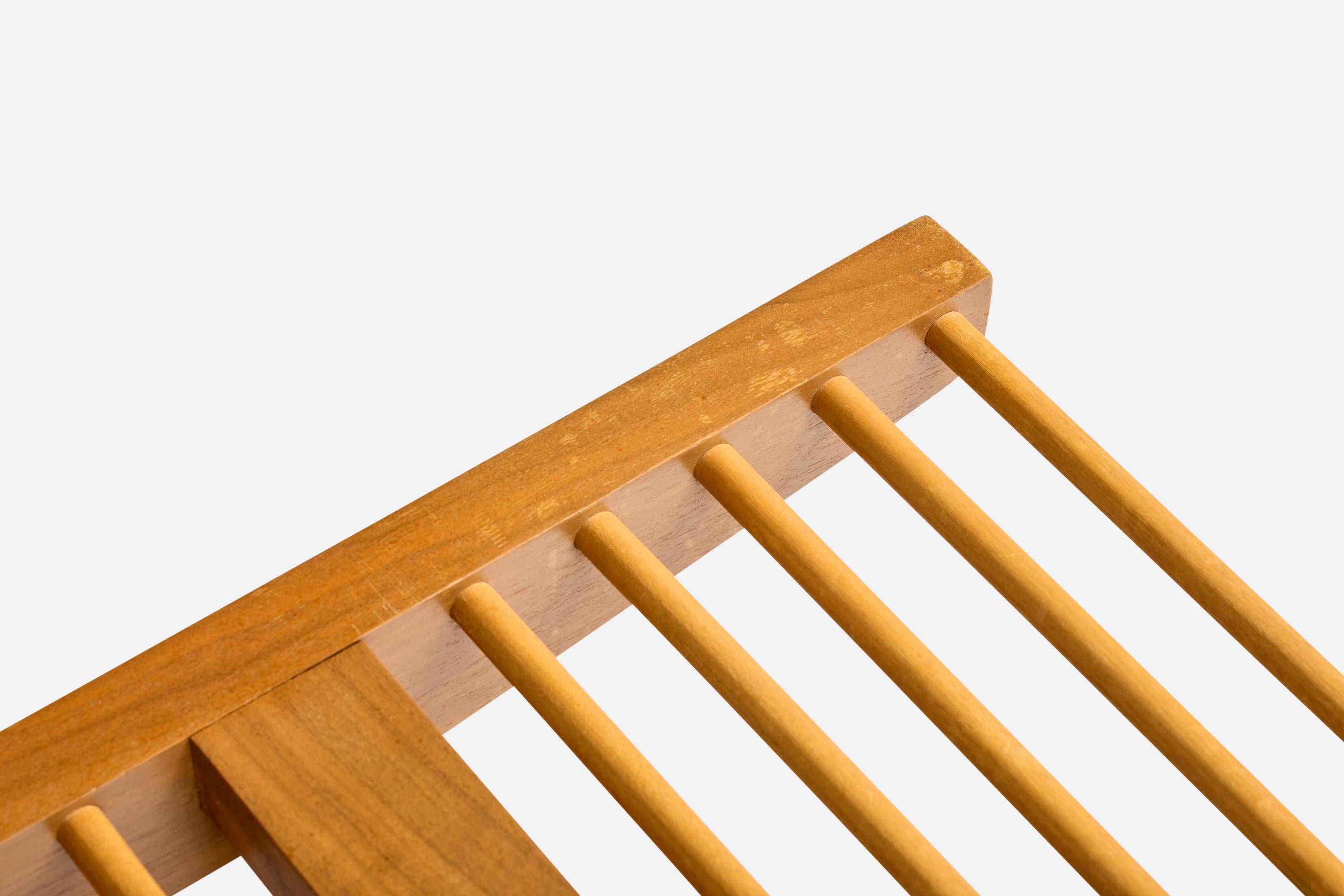 Milo Baughman, Bench, Walnut, USA, 1950s For Sale 4