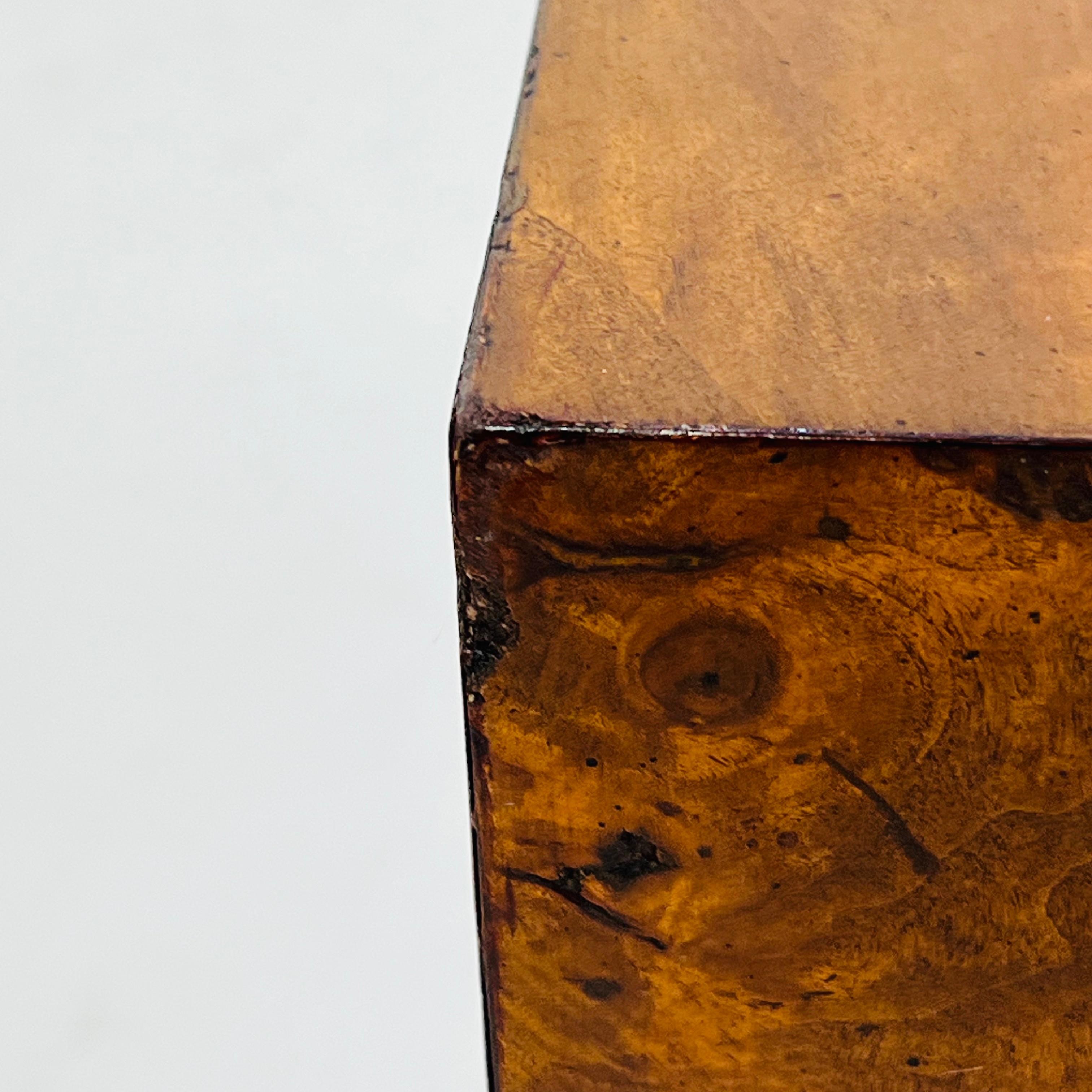 Milo Baughman Burl Coffee / Side Table For Sale 4