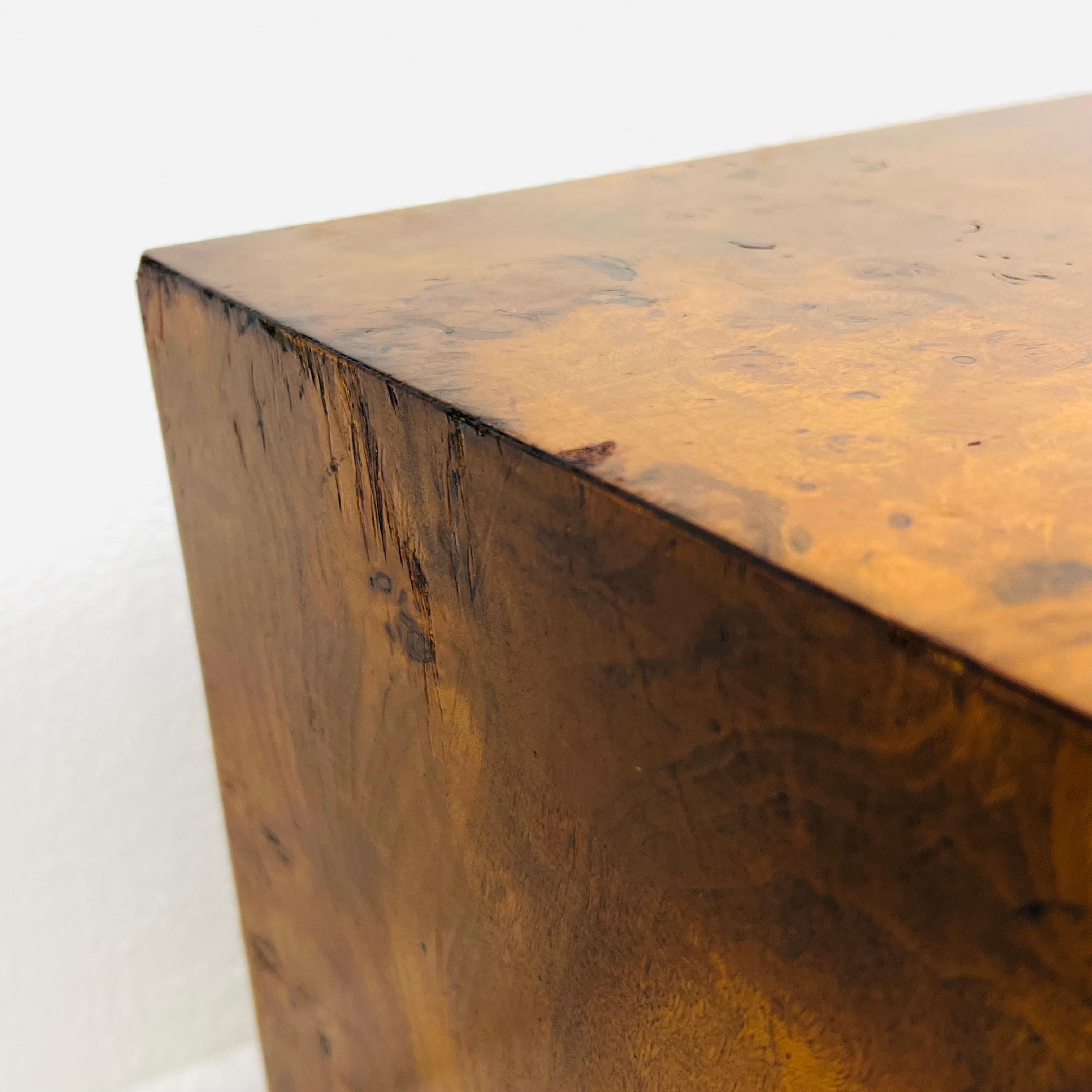 Milo Baughman Burl Coffee / Side Table For Sale 8