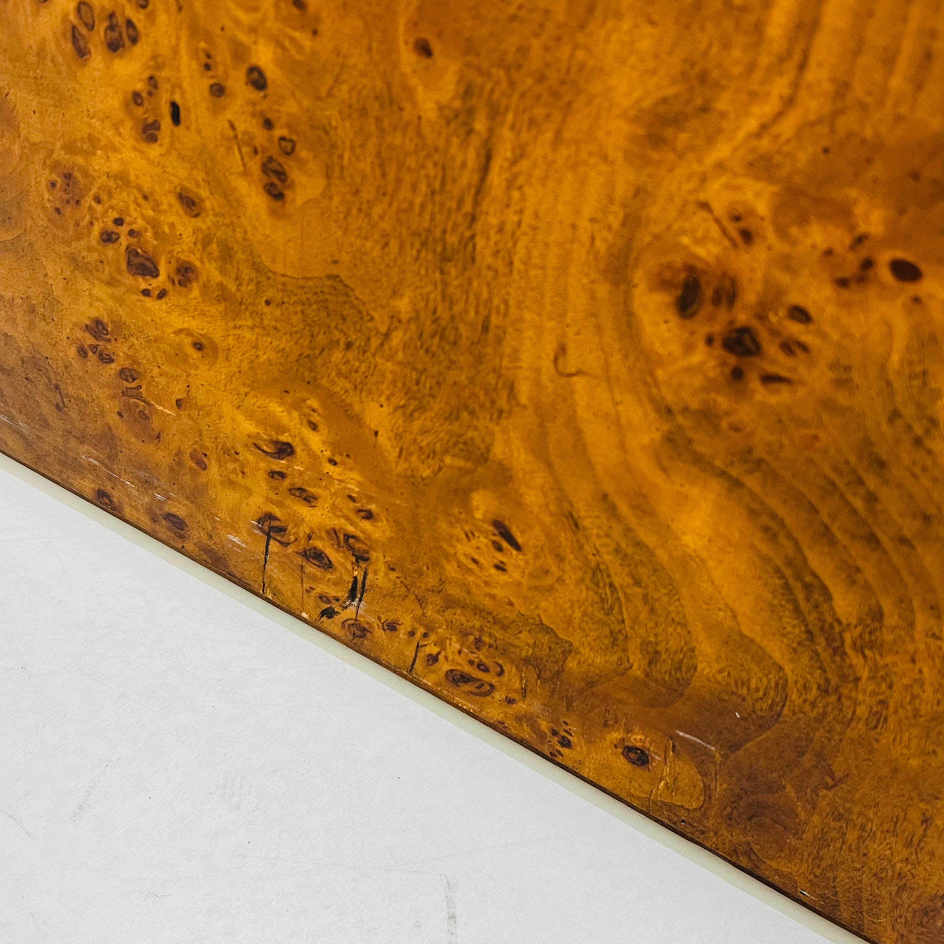 Milo Baughman Burl Coffee / Side Table For Sale 9