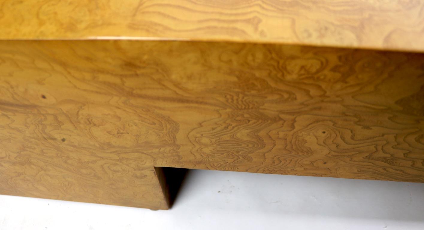Milo Baughman Burl Coffee Table 5