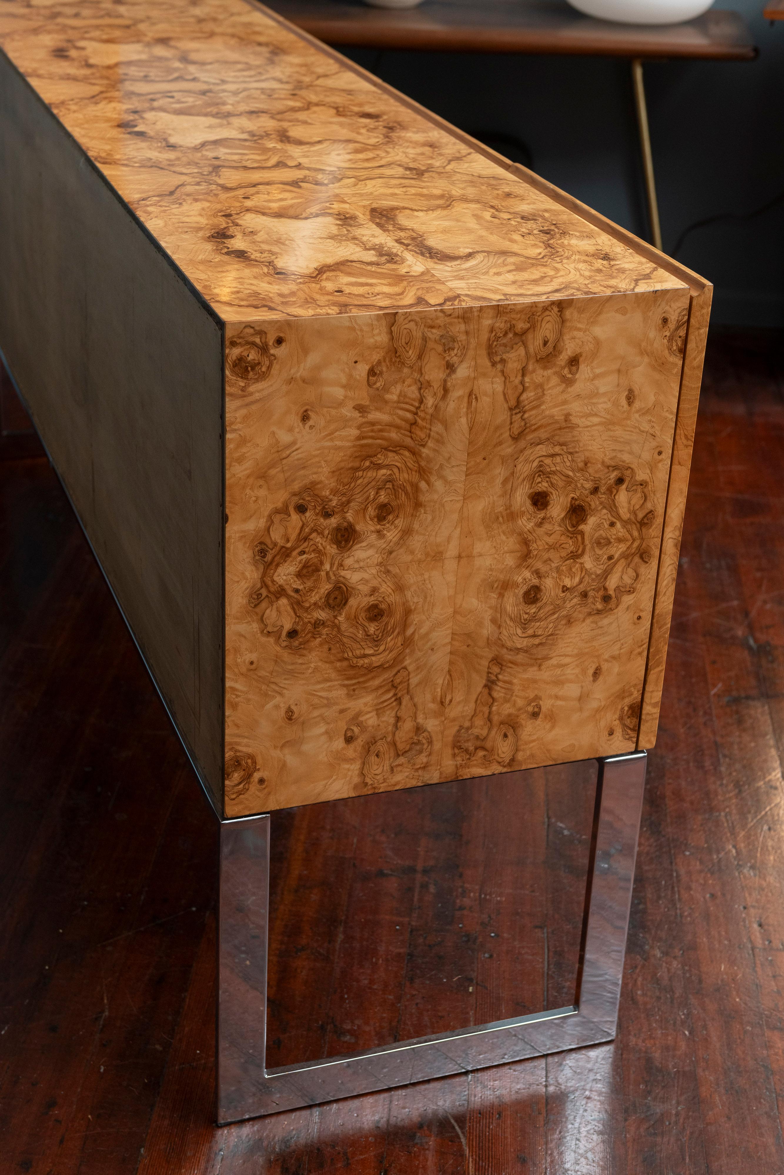 Milo Baughman Burl Credenza for Thayer Coggin 4