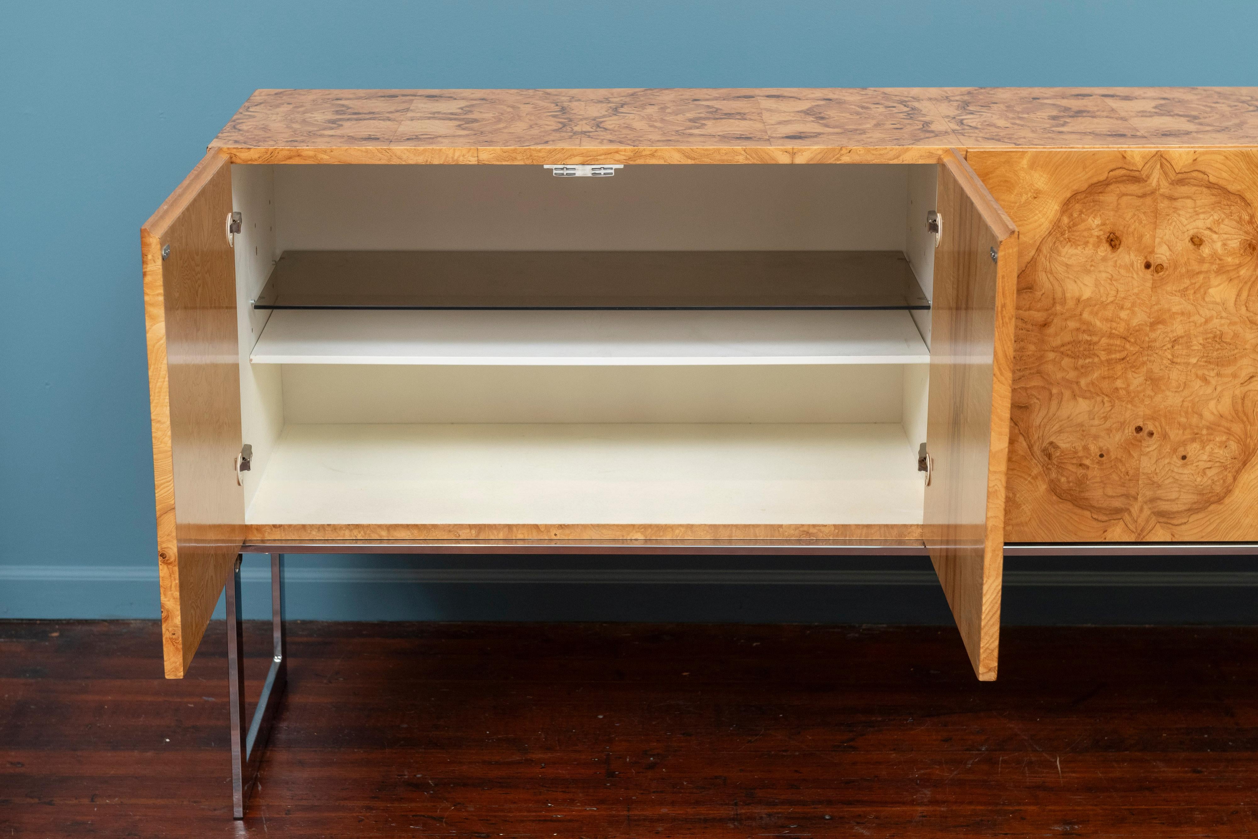 Milo Baughman Burl Credenza for Thayer Coggin 5