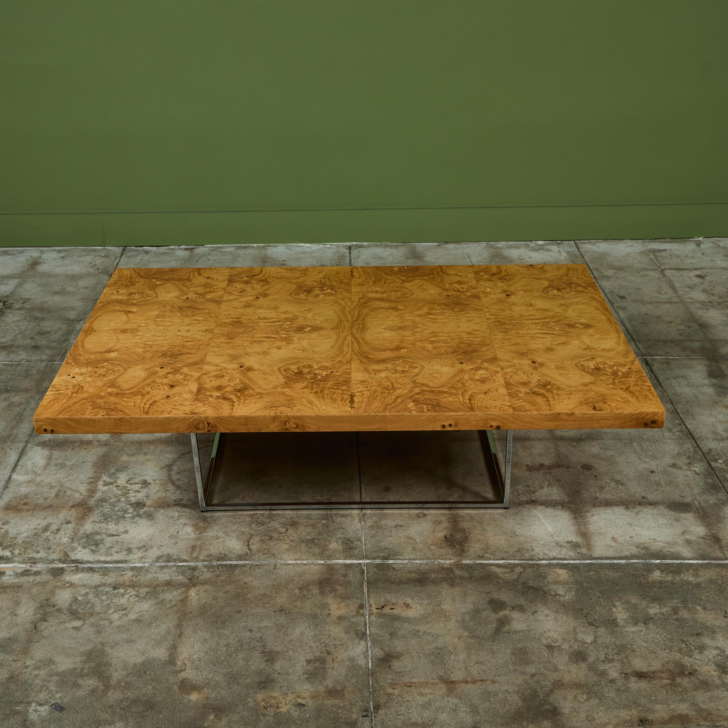 Mid-Century Modern Table basse Milo Baughman pour Thayer Coggin en vente