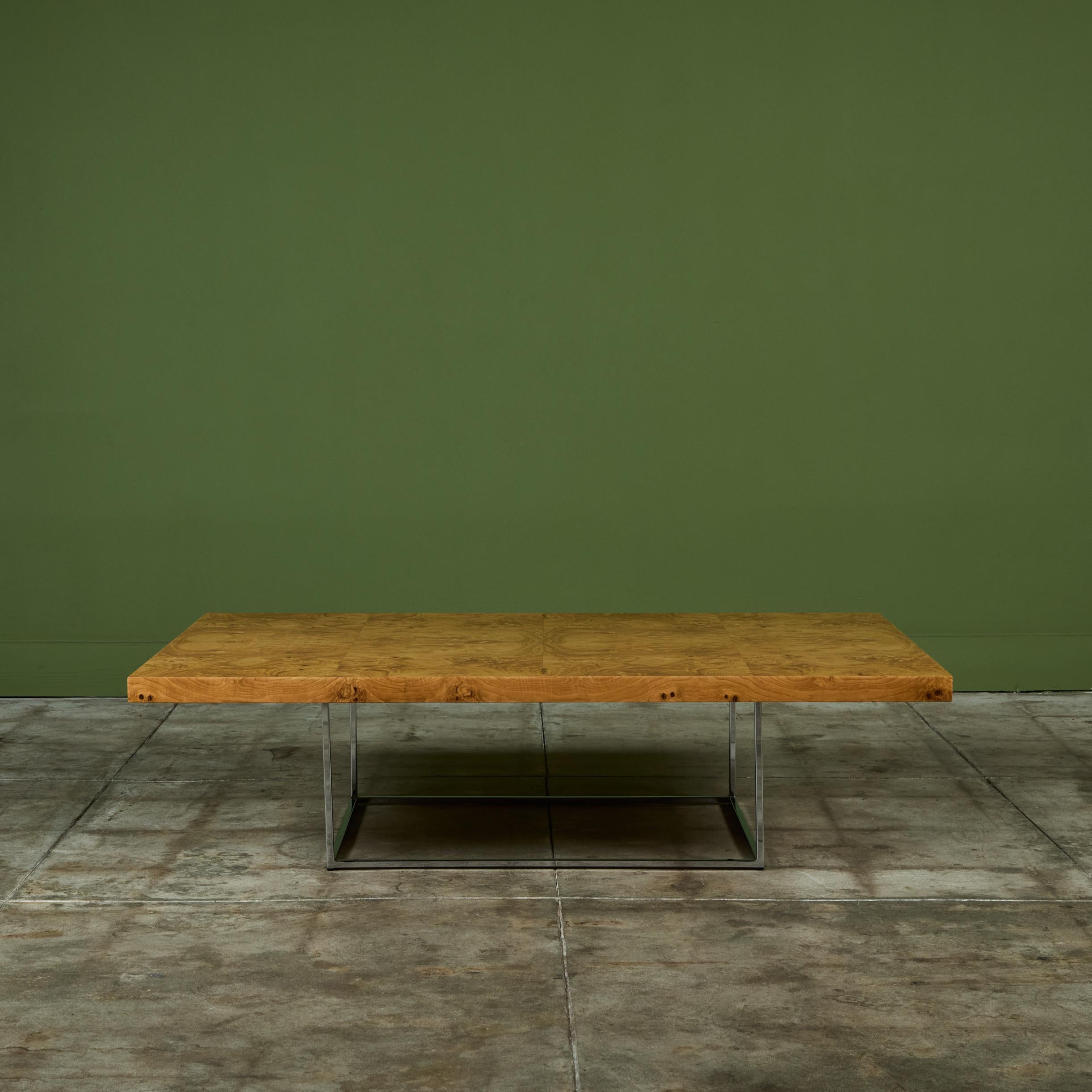 Américain Table basse Milo Baughman pour Thayer Coggin en vente