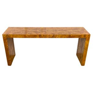 Hekman Burlwood Console For Sale at 1stDibs | jin hekman, burlwood ...