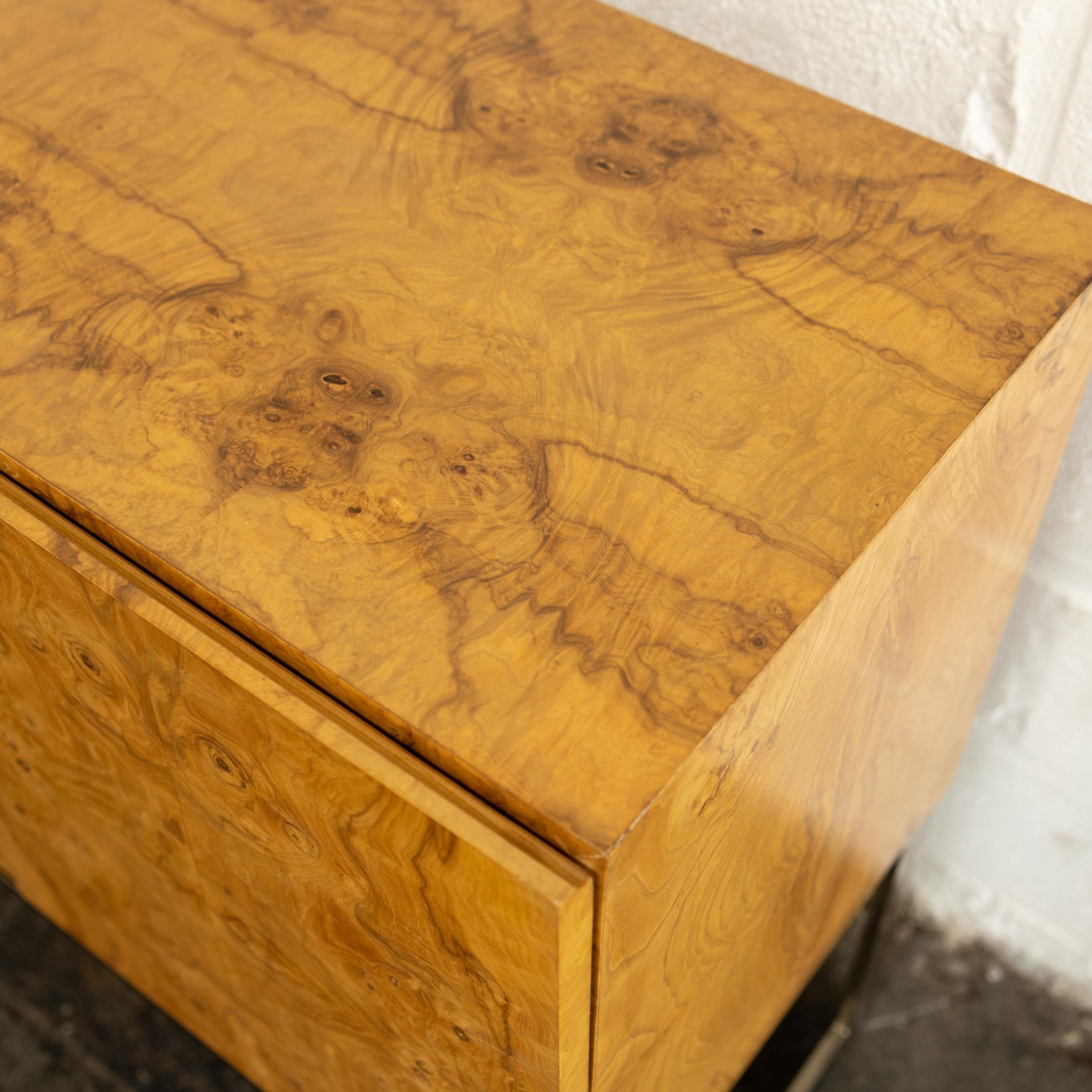 Milo Baughman Burlwood Credenza for Thayer Coggin, c. 1970s 1